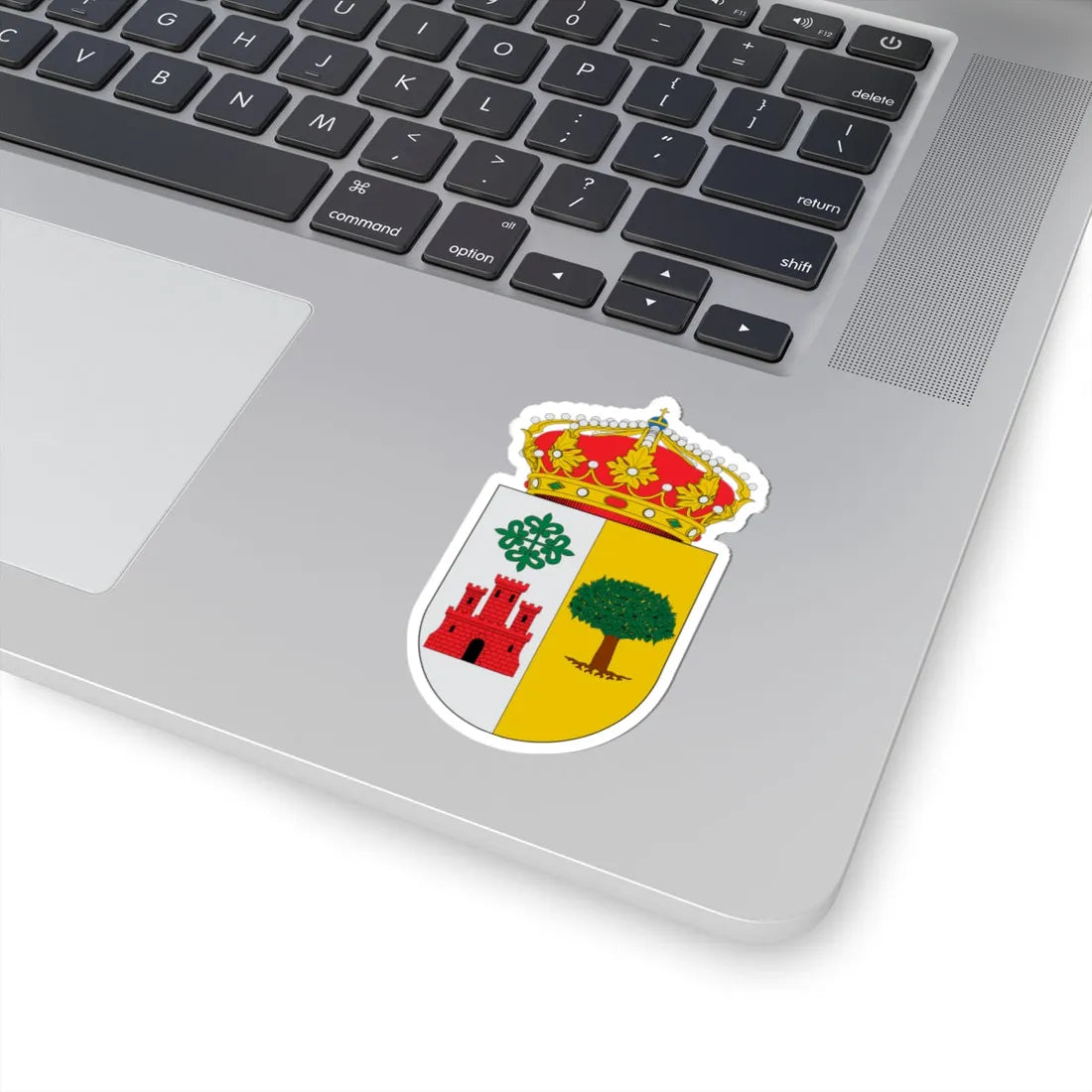 Escudo de Acehúche (Spain) (Coat of Arms) STICKER Vinyl Kiss-Cut Decal - The Sticker Space