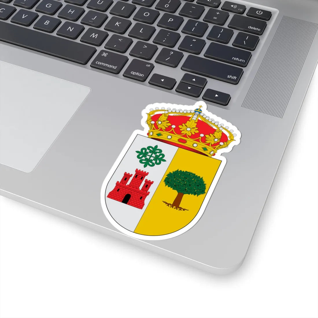 Escudo de Acehúche (Spain) (Coat of Arms) STICKER Vinyl Kiss-Cut Decal - The Sticker Space