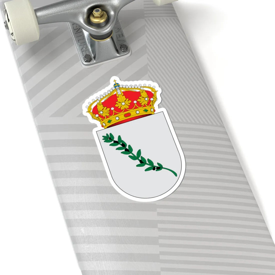 Escudo de Aceituna (Spain) (Coat of Arms) STICKER Vinyl Kiss-Cut Decal - The Sticker Space
