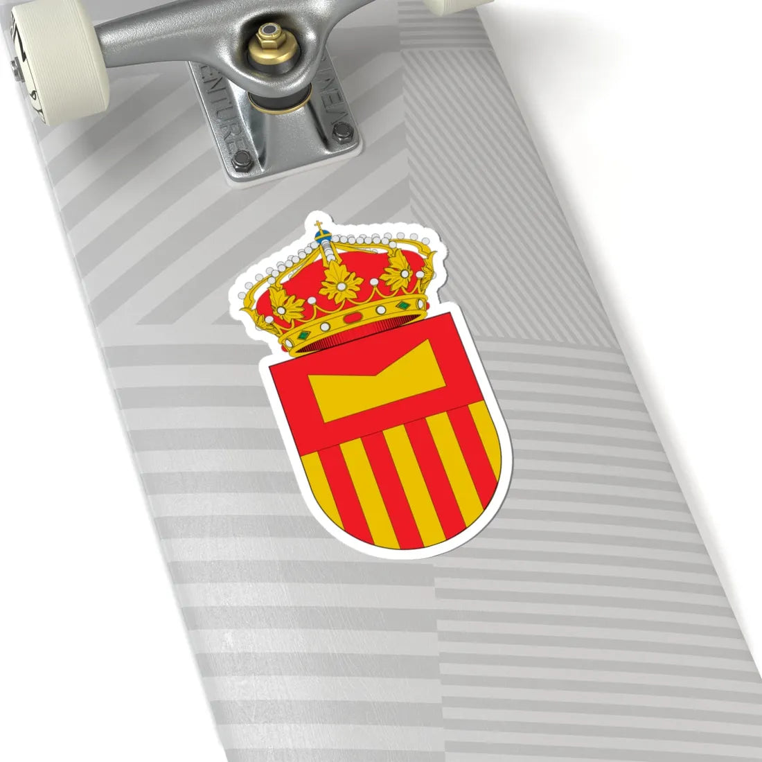 Escudo de Adahuesca (Spain) (Coat of Arms) STICKER Vinyl Kiss-Cut Decal - The Sticker Space