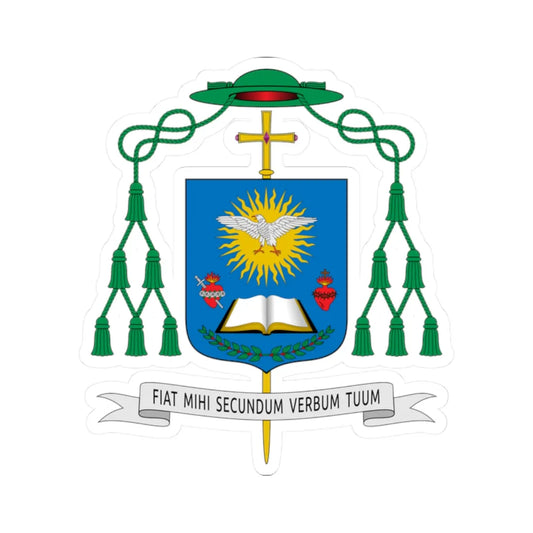 Escudo de Adalberto Donadelli Júnior (Spain) (Coat of Arms) STICKER Vinyl Kiss-Cut Decal 2 Inch White - The Sticker Space