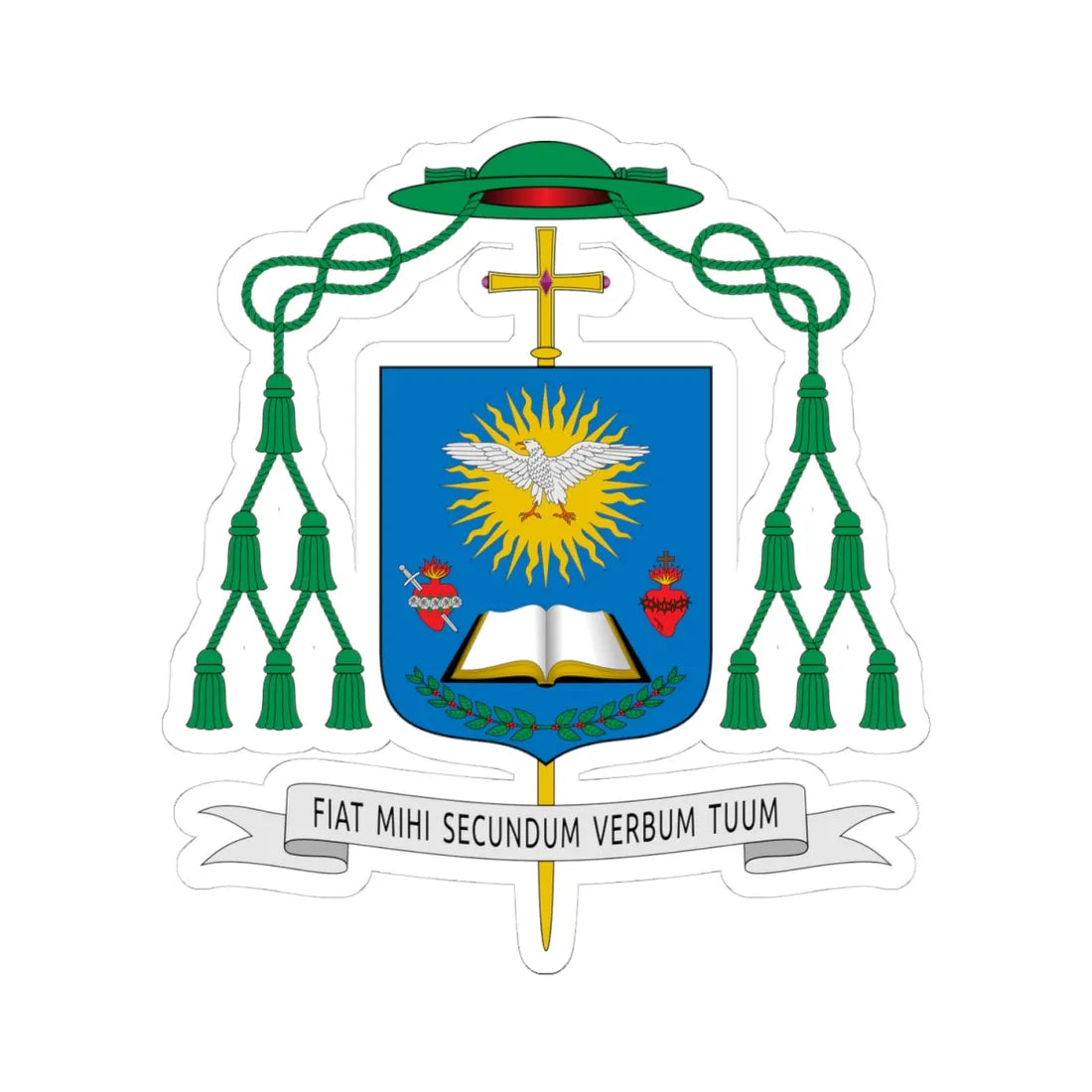 Escudo de Adalberto Donadelli Júnior (Spain) (Coat of Arms) STICKER Vinyl Kiss-Cut Decal - The Sticker Space