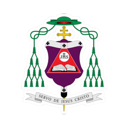 Escudo de Adelar Baruffi (Spain) (Coat of Arms) STICKER Vinyl Kiss-Cut Decal 2 Inch White - The Sticker Space