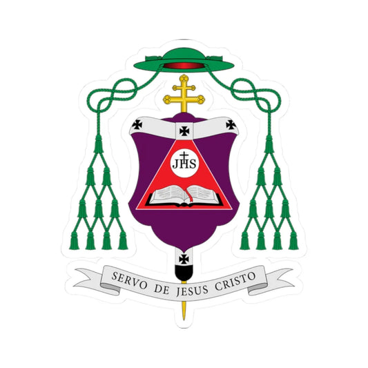 Escudo de Adelar Baruffi (Spain) (Coat of Arms) STICKER Vinyl Kiss-Cut Decal 2 Inch White - The Sticker Space