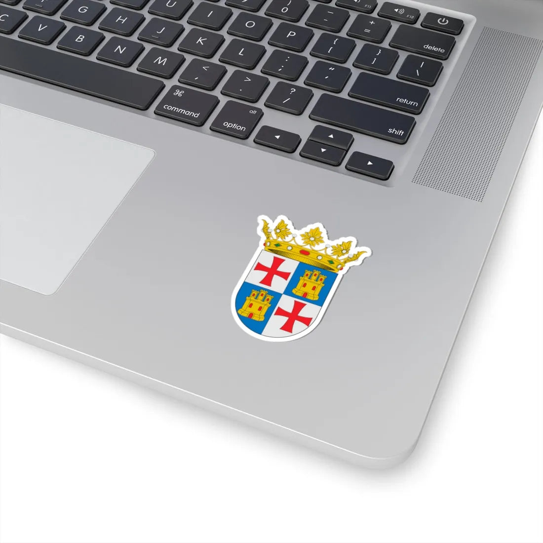 Escudo de Ademuz (Spain) (Coat of Arms) STICKER Vinyl Kiss-Cut Decal - The Sticker Space