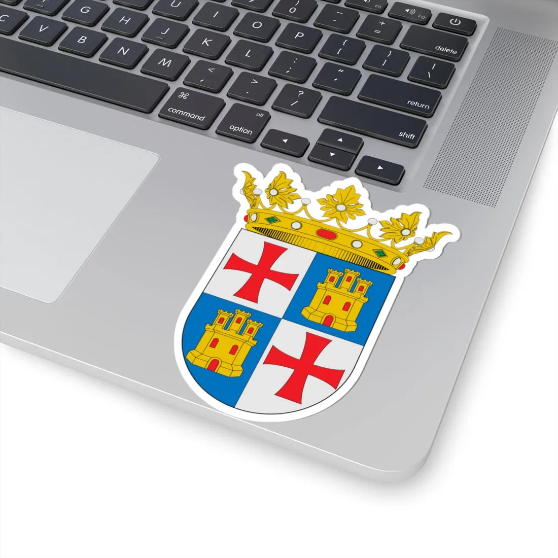 Escudo de Ademuz (Spain) (Coat of Arms) STICKER Vinyl Kiss-Cut Decal - The Sticker Space