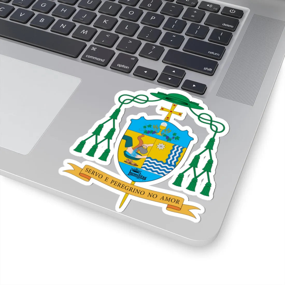 Escudo de Adilson Pedro Busin (Spain) (Coat of Arms) STICKER Vinyl Kiss-Cut Decal - The Sticker Space