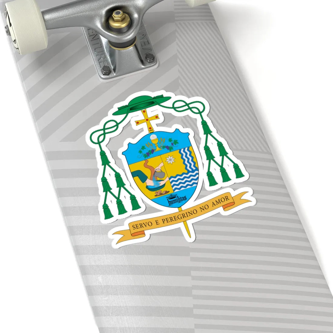 Escudo de Adilson Pedro Busin (Spain) (Coat of Arms) STICKER Vinyl Kiss-Cut Decal - The Sticker Space