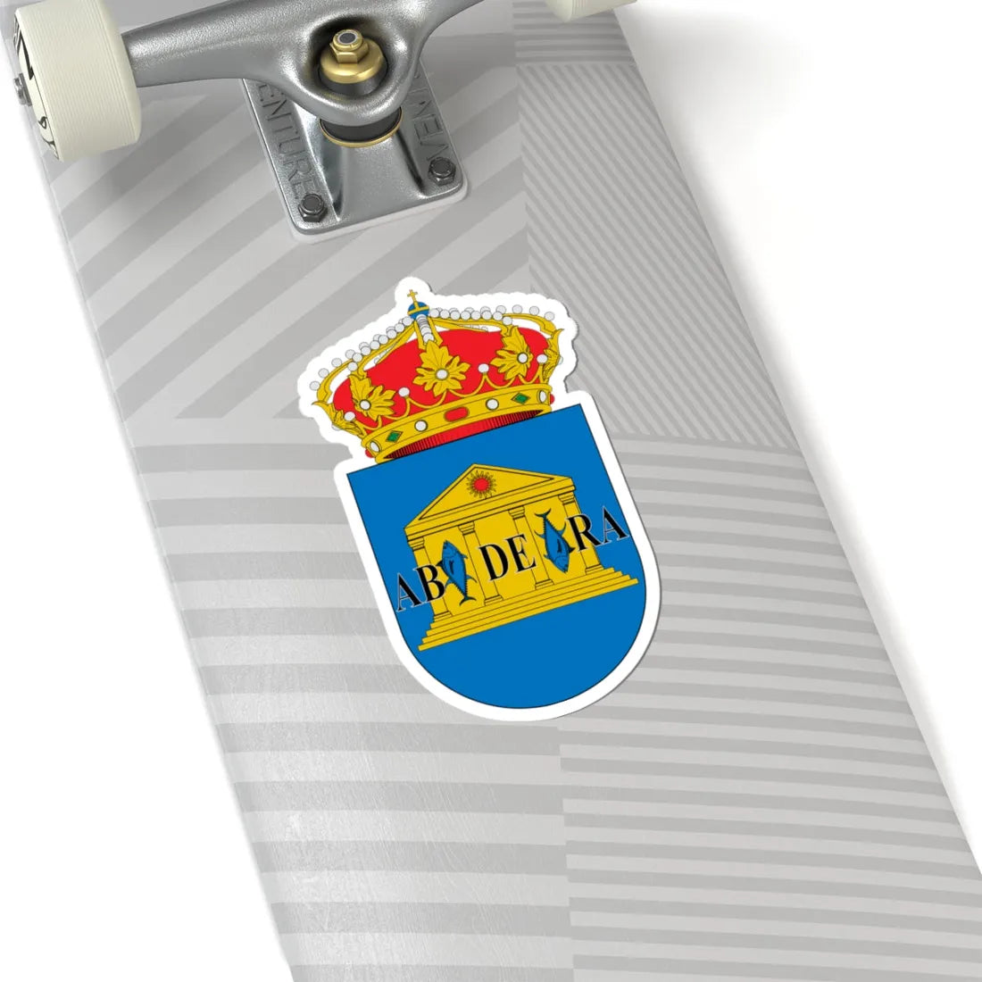 Escudo de Adra (Spain) (Coat of Arms) STICKER Vinyl Kiss-Cut Decal - The Sticker Space