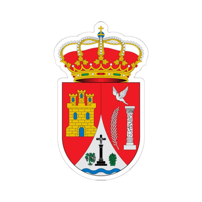Escudo de Adrada de Haza Burgos (Spain) (Coat of Arms) STICKER Vinyl Kiss-Cut Decal 6 Inch White - The Sticker Space