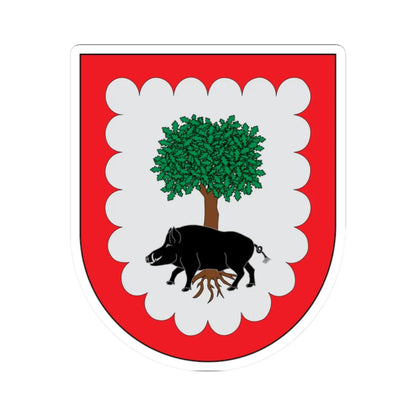 Escudo de Aezkoa (Spain) (Coat of Arms) STICKER Vinyl Kiss-Cut Decal 2 Inch White - The Sticker Space
