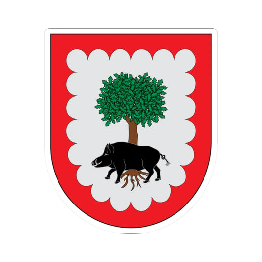 Escudo de Aezkoa (Spain) (Coat of Arms) STICKER Vinyl Kiss-Cut Decal 2 Inch White - The Sticker Space