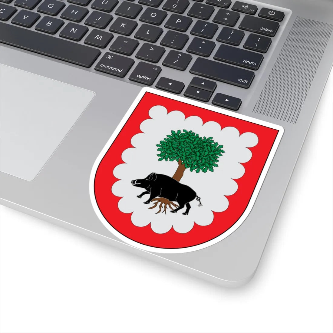 Escudo de Aezkoa (Spain) (Coat of Arms) STICKER Vinyl Kiss-Cut Decal - The Sticker Space