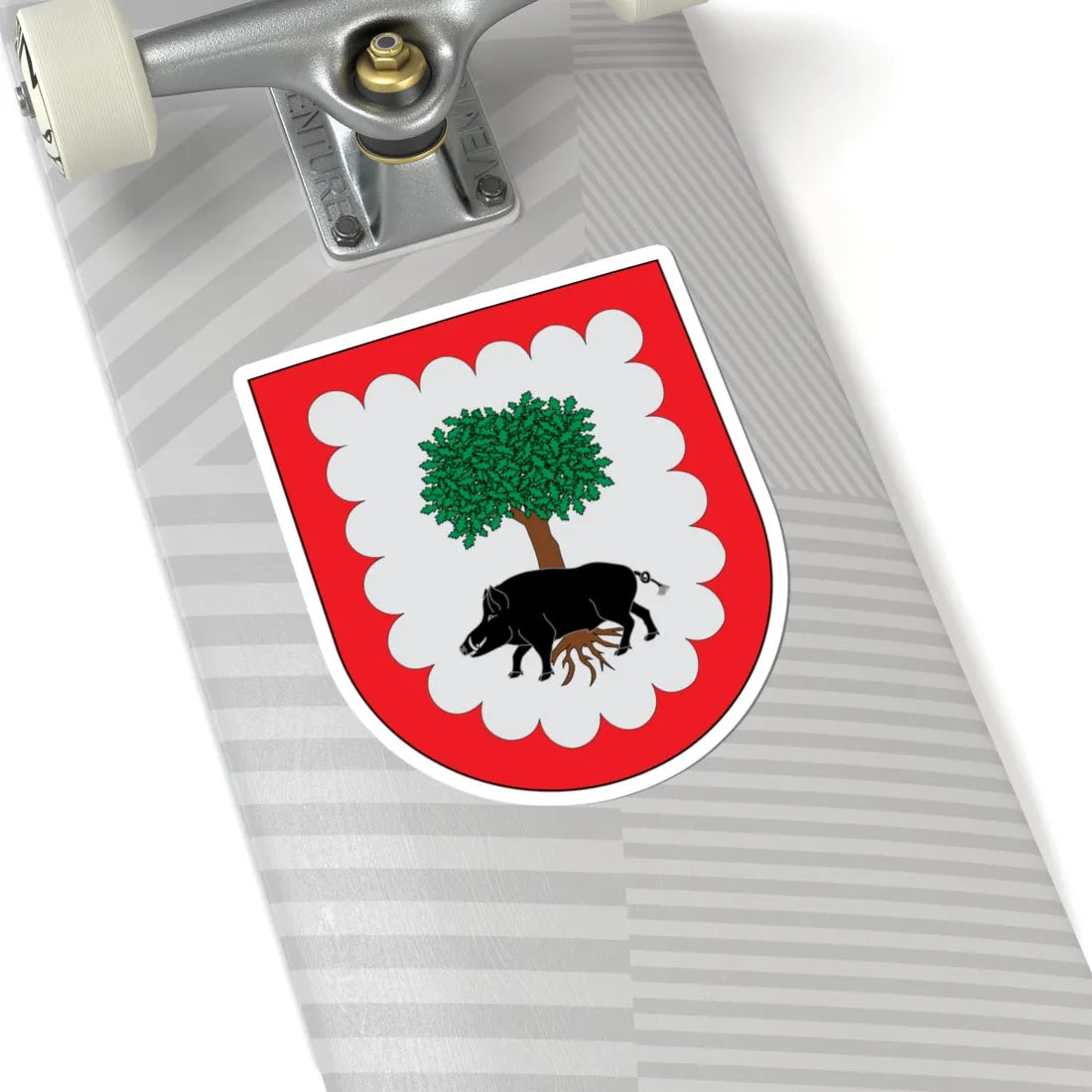 Escudo de Aezkoa (Spain) (Coat of Arms) STICKER Vinyl Kiss-Cut Decal - The Sticker Space