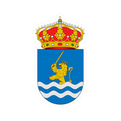 Escudo de Agón (Spain) (Coat of Arms) STICKER Vinyl Kiss-Cut Decal 2 Inch White - The Sticker Space