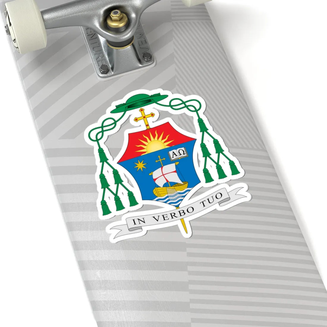 Escudo de Agnaldo Temóteo da Silveira (Spain) (Coat of Arms) STICKER Vinyl Kiss-Cut Decal - The Sticker Space