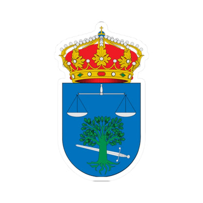 Escudo de Agolada (Spain) (Coat of Arms) STICKER Vinyl Kiss-Cut Decal 2 Inch White - The Sticker Space