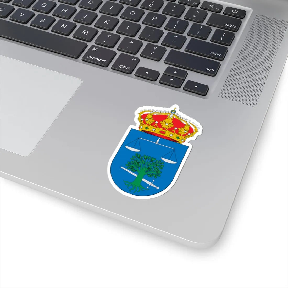 Escudo de Agolada (Spain) (Coat of Arms) STICKER Vinyl Kiss-Cut Decal - The Sticker Space
