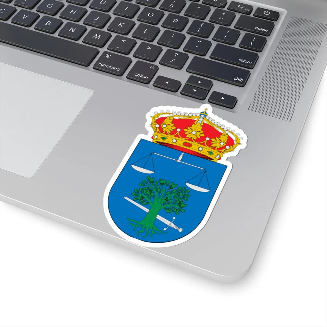 Escudo de Agolada (Spain) (Coat of Arms) STICKER Vinyl Kiss-Cut Decal - The Sticker Space