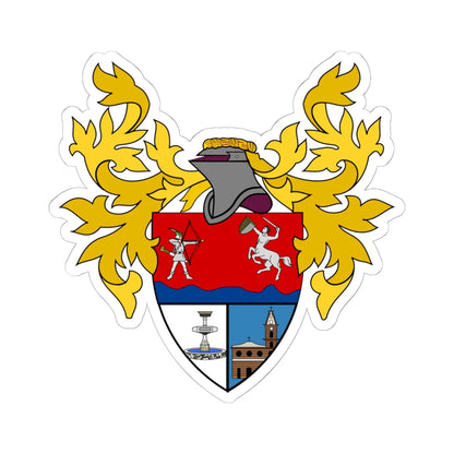 Escudo de Agrado - Huila (Colombia) (Coat of Arms) STICKER Vinyl Kiss-Cut Decal 6 Inch White - The Sticker Space