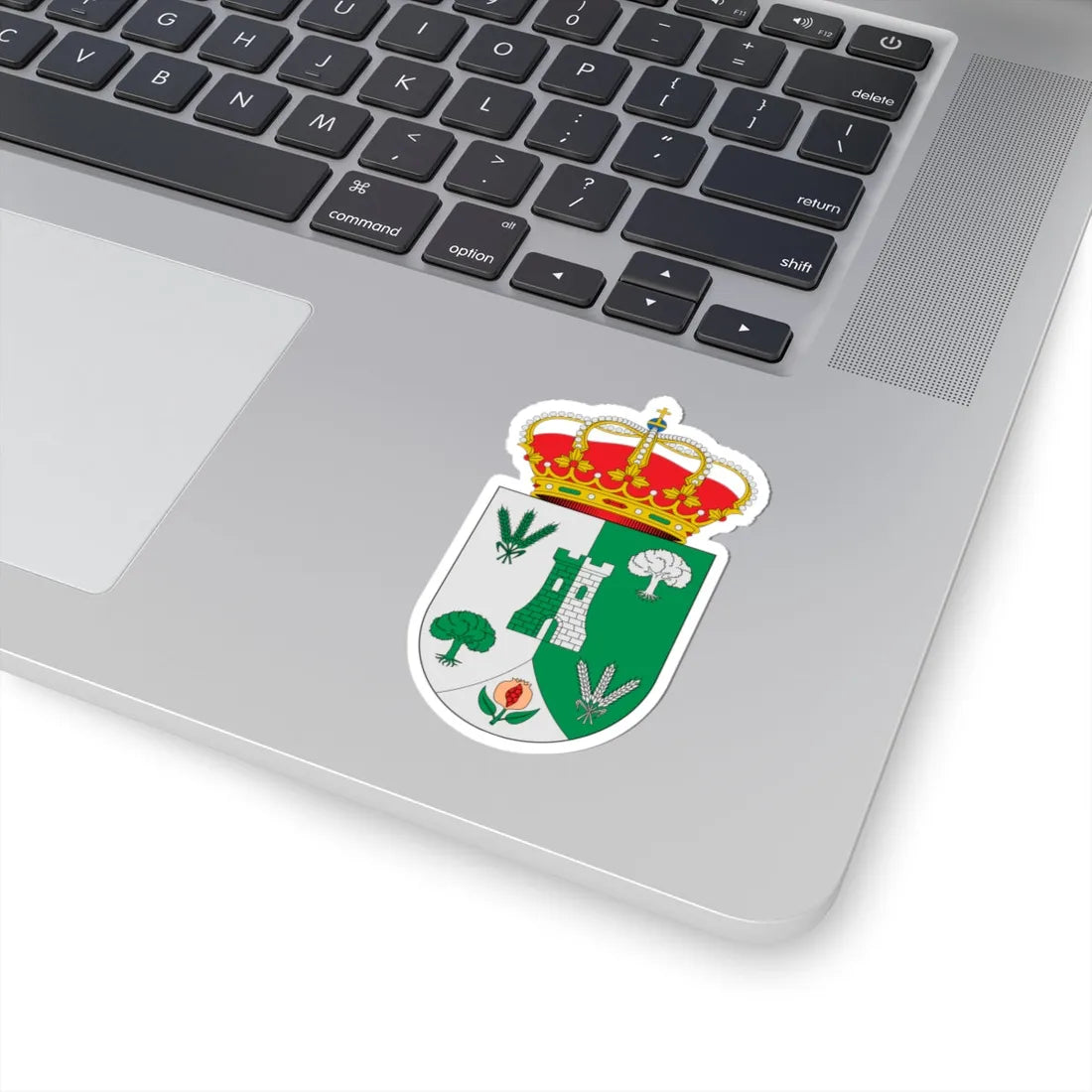 Escudo de Agrón Granada (Spain) (Coat of Arms) STICKER Vinyl Kiss-Cut Decal - The Sticker Space