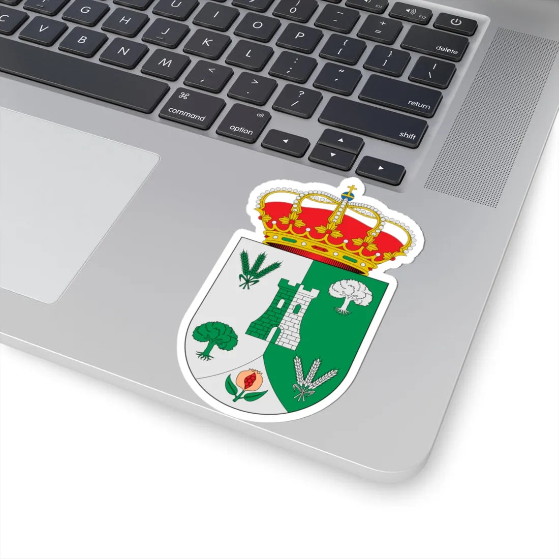 Escudo de Agrón Granada (Spain) (Coat of Arms) STICKER Vinyl Kiss-Cut Decal - The Sticker Space