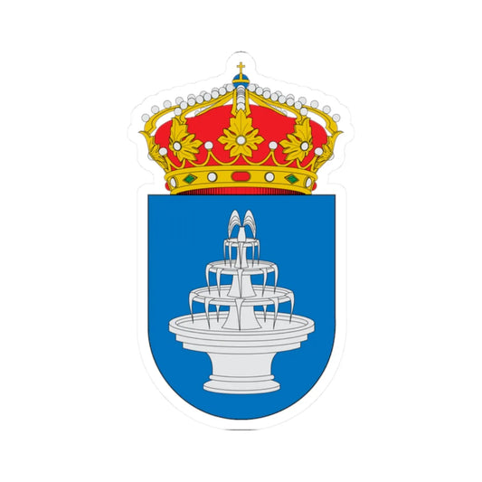 Escudo de Aguadulce (Spain) (Coat of Arms) STICKER Vinyl Kiss-Cut Decal 2 Inch White - The Sticker Space