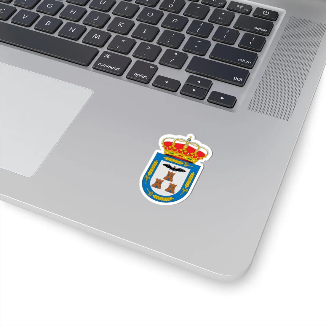 Escudo de Aguas Nuevas Albacete (Spain) (Coat of Arms) STICKER Vinyl Kiss-Cut Decal - The Sticker Space