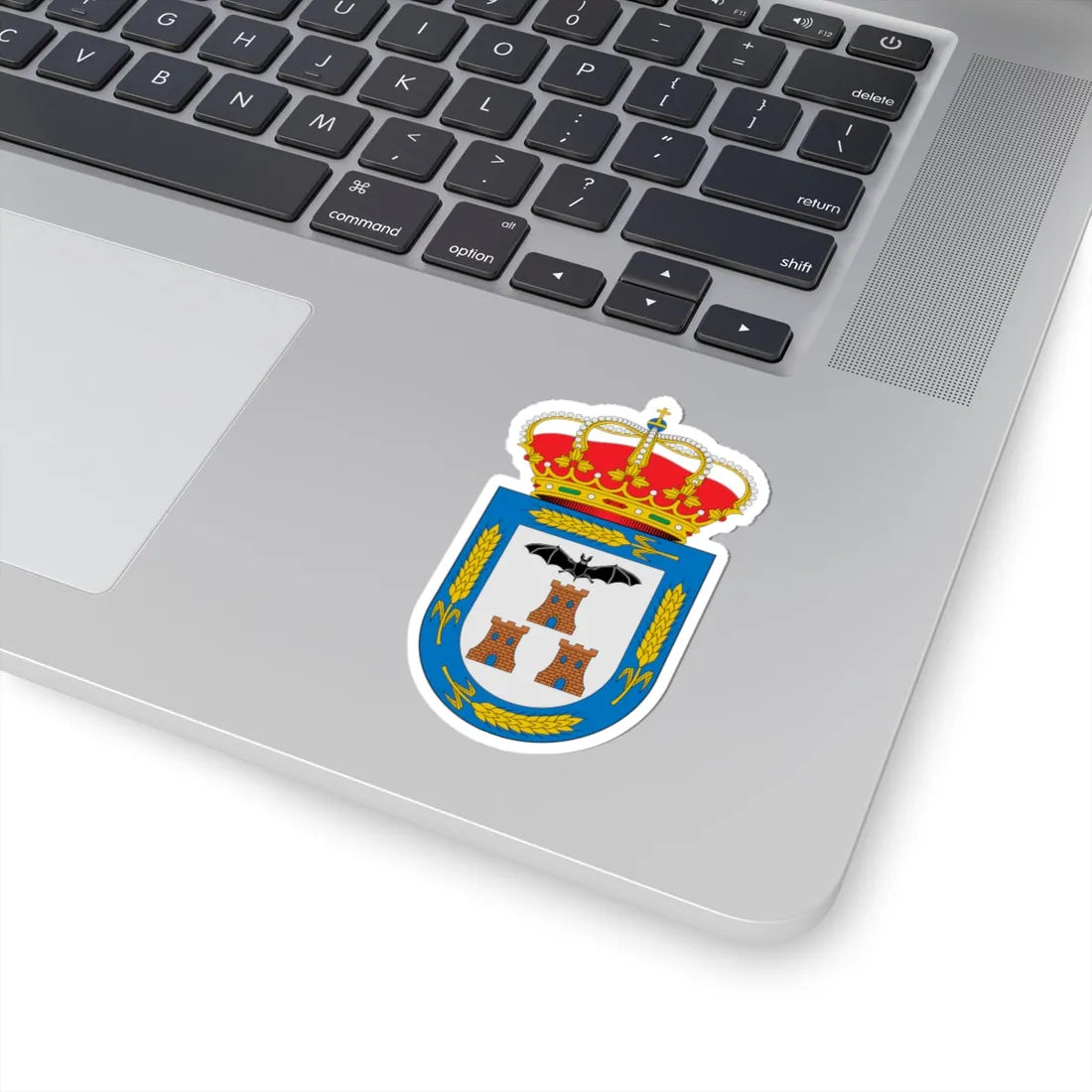 Escudo de Aguas Nuevas Albacete (Spain) (Coat of Arms) STICKER Vinyl Kiss-Cut Decal - The Sticker Space