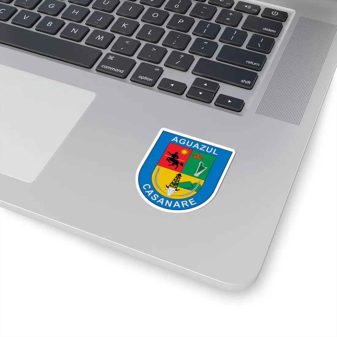 Escudo de Aguazul (Colombia) (Coat of Arms) STICKER Vinyl Kiss-Cut Decal - The Sticker Space