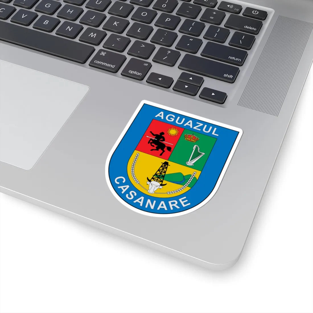 Escudo de Aguazul (Colombia) (Coat of Arms) STICKER Vinyl Kiss-Cut Decal - The Sticker Space