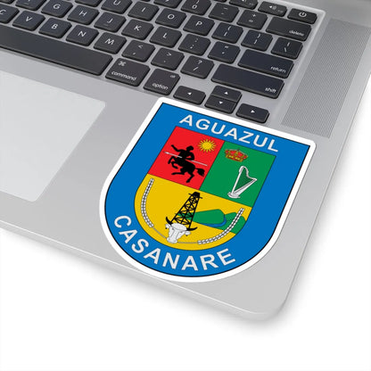 Escudo de Aguazul (Colombia) (Coat of Arms) STICKER Vinyl Kiss-Cut Decal - The Sticker Space