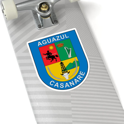Escudo de Aguazul (Colombia) (Coat of Arms) STICKER Vinyl Kiss-Cut Decal - The Sticker Space