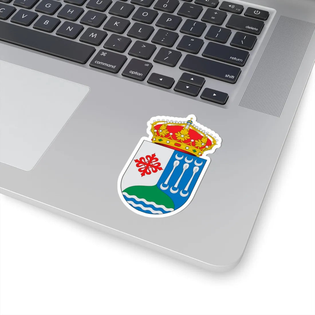 Escudo de Agudo (Spain) (Coat of Arms) STICKER Vinyl Kiss-Cut Decal - The Sticker Space