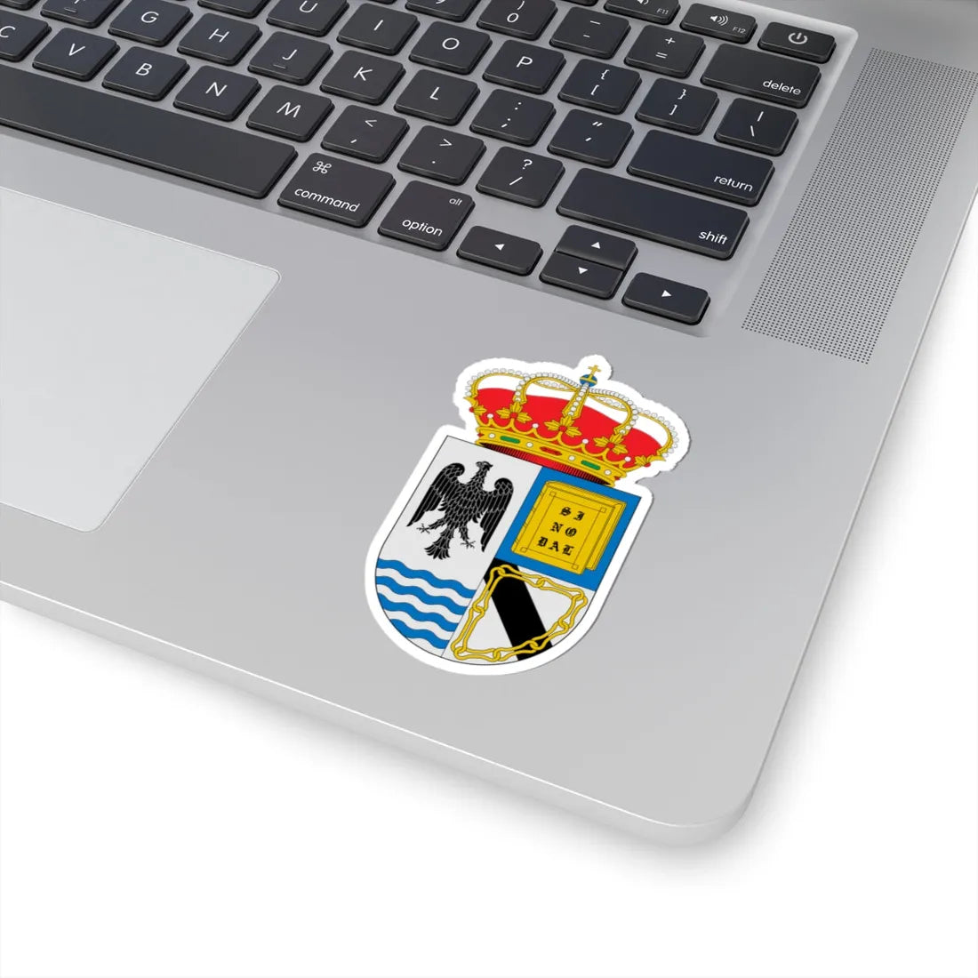 Escudo de Aguilafuente Segovia (Spain) (Coat of Arms) STICKER Vinyl Kiss-Cut Decal - The Sticker Space