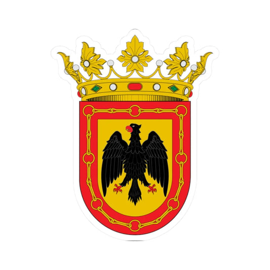 Escudo de Aguilar de Codes (Spain) (Coat of Arms) STICKER Vinyl Kiss-Cut Decal 2 Inch White - The Sticker Space