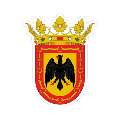 Escudo de Aguilar de Codes (Spain) (Coat of Arms) STICKER Vinyl Kiss-Cut Decal 4 Inch White - The Sticker Space