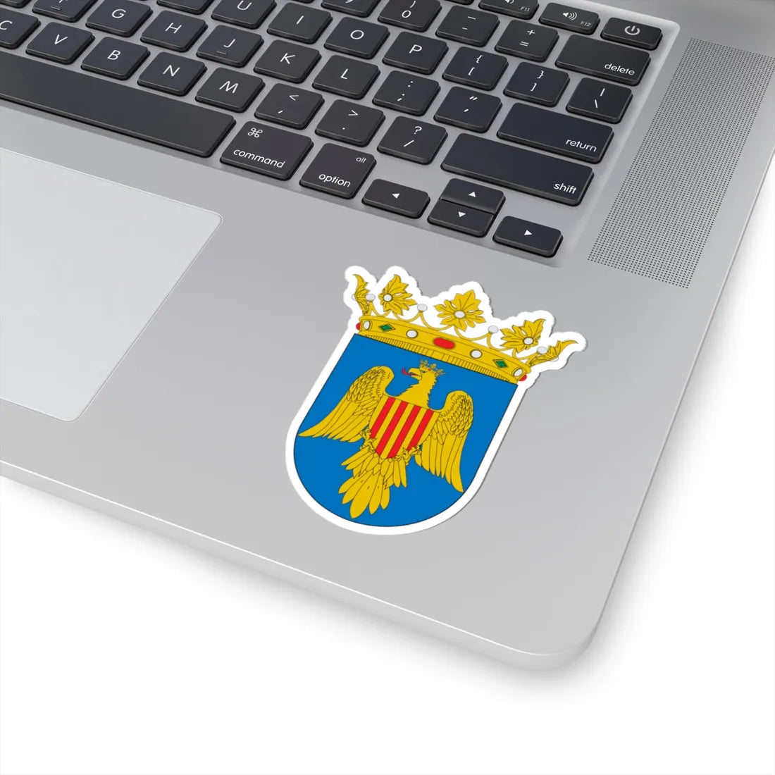 Escudo de Aguilón (Spain) (Coat of Arms) STICKER Vinyl Kiss-Cut Decal - The Sticker Space