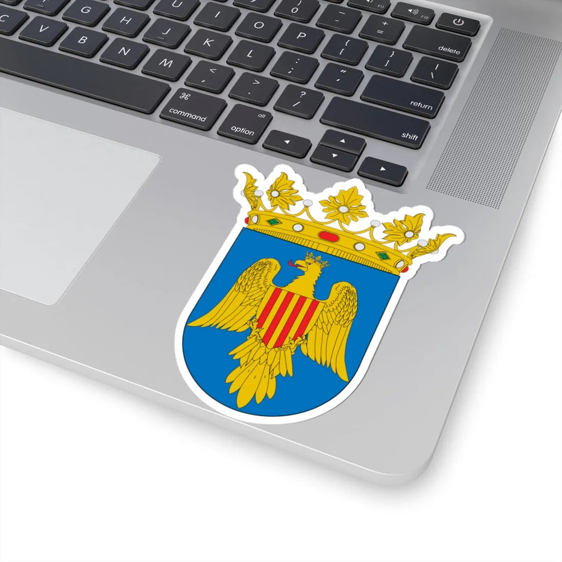 Escudo de Aguilón (Spain) (Coat of Arms) STICKER Vinyl Kiss-Cut Decal - The Sticker Space