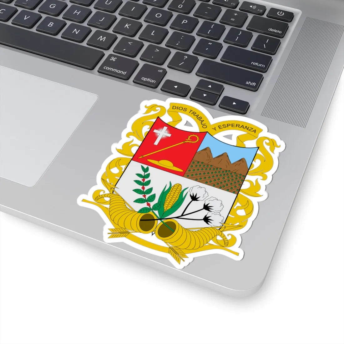 Escudo de Agustín Codazzi Cesar (Colombia) (Coat of Arms) STICKER Vinyl Kiss-Cut Decal - The Sticker Space
