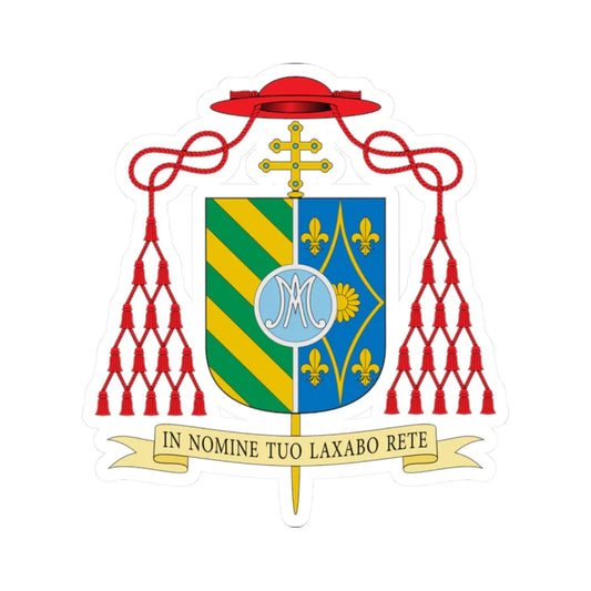 Escudo de Agustín García-Gasco (Spain) (Coat of Arms) STICKER Vinyl Kiss-Cut Decal 2 Inch White - The Sticker Space