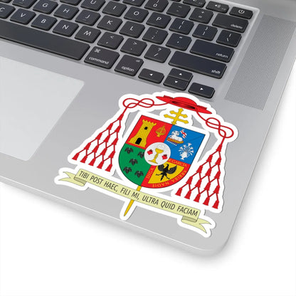 Escudo de Agustín Parrado García (Spain) (Coat of Arms) STICKER Vinyl Kiss-Cut Decal - The Sticker Space