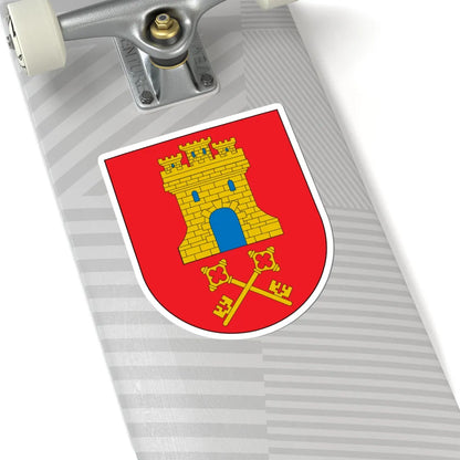 Escudo de Aibar (Spain) (Coat of Arms) STICKER Vinyl Kiss-Cut Decal - The Sticker Space