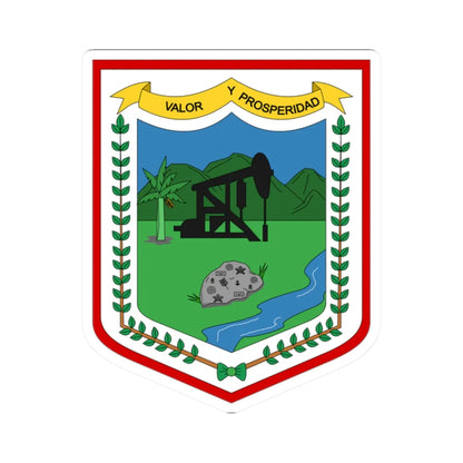 Escudo de Aipe - Huila (Colombia) (Coat of Arms) STICKER Vinyl Kiss-Cut Decal 2 Inch White - The Sticker Space