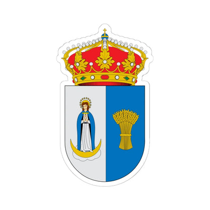 Escudo de Ajalvir (Spain) (Coat of Arms) STICKER Vinyl Kiss-Cut Decal 6 Inch White - The Sticker Space