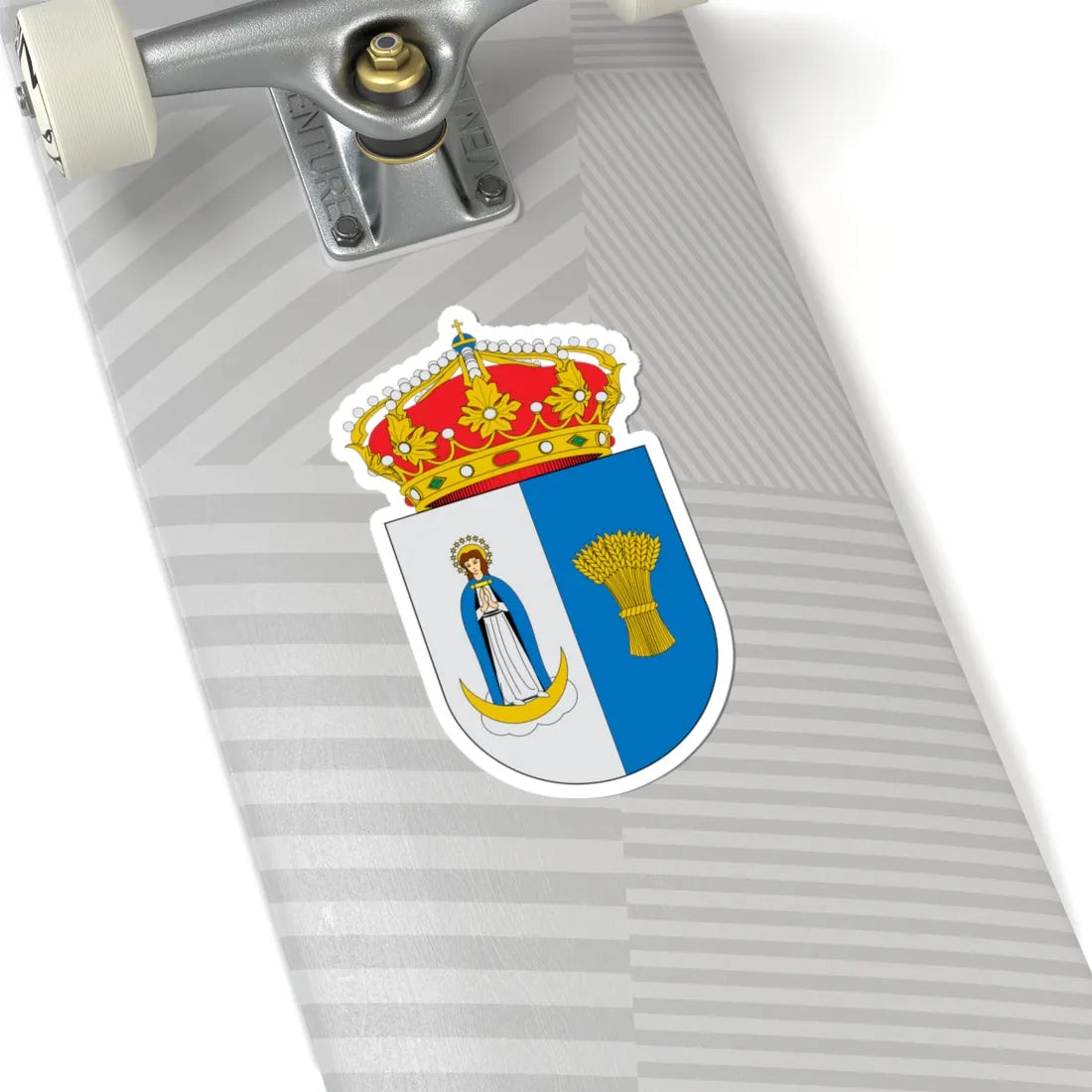 Escudo de Ajalvir (Spain) (Coat of Arms) STICKER Vinyl Kiss-Cut Decal - The Sticker Space