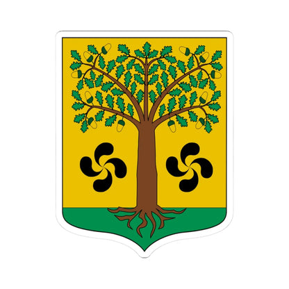 Escudo de Ajangiz (Spain) (Coat of Arms) STICKER Vinyl Kiss-Cut Decal 3 Inch White - The Sticker Space