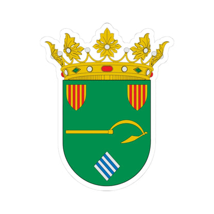 Escudo de Aladrén (Spain) (Coat of Arms) STICKER Vinyl Kiss-Cut Decal 3 Inch White - The Sticker Space