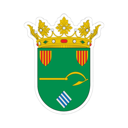 Escudo de Aladrén (Spain) (Coat of Arms) STICKER Vinyl Kiss-Cut Decal 6 Inch White - The Sticker Space