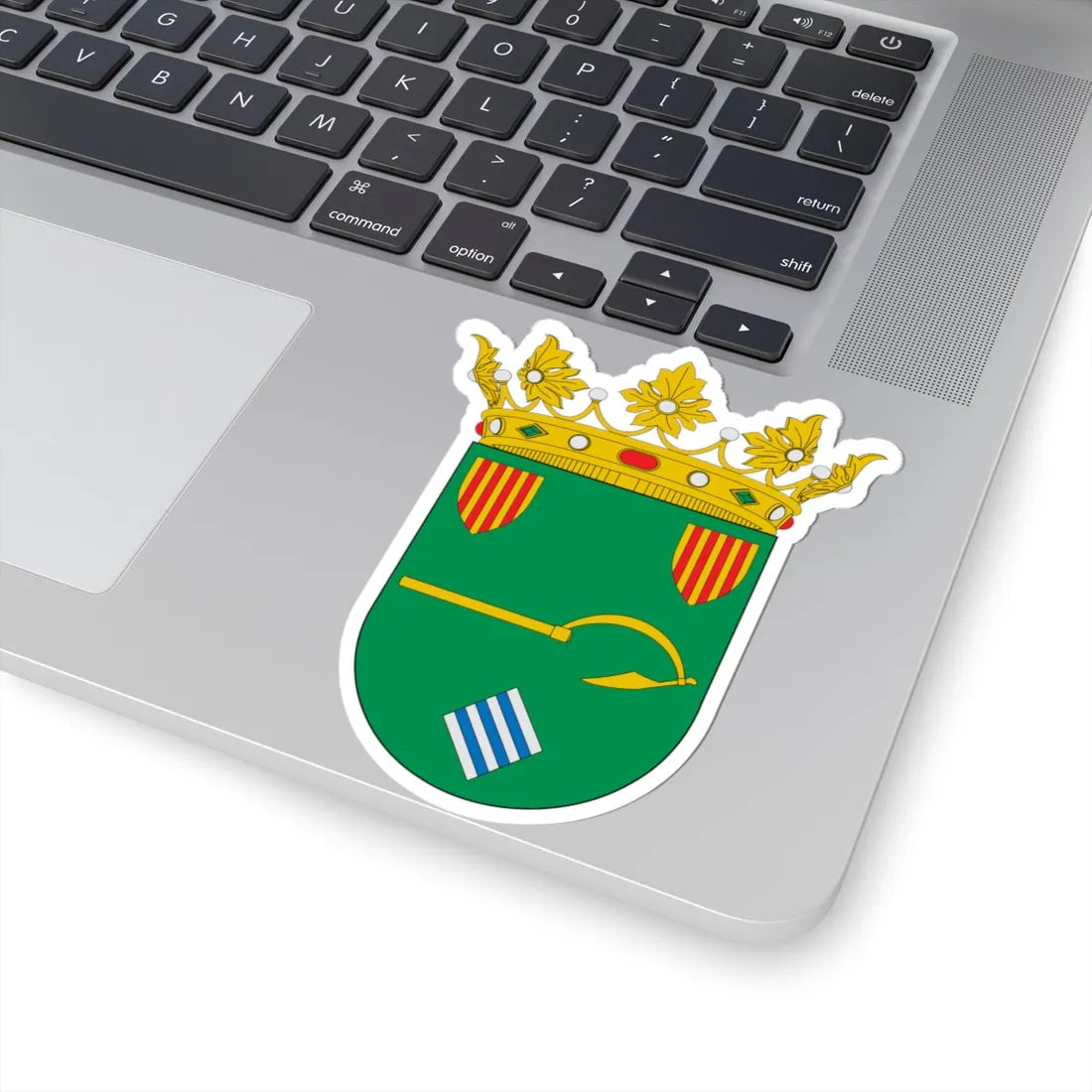 Escudo de Aladrén (Spain) (Coat of Arms) STICKER Vinyl Kiss-Cut Decal - The Sticker Space